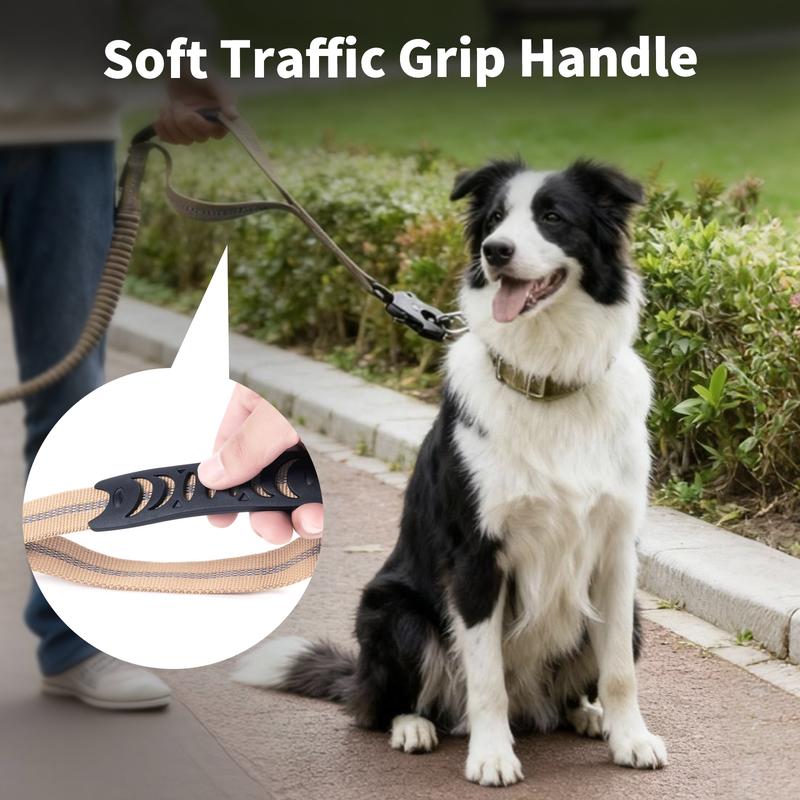 Rubber traffic control handle on Furlyn tactical dog lead