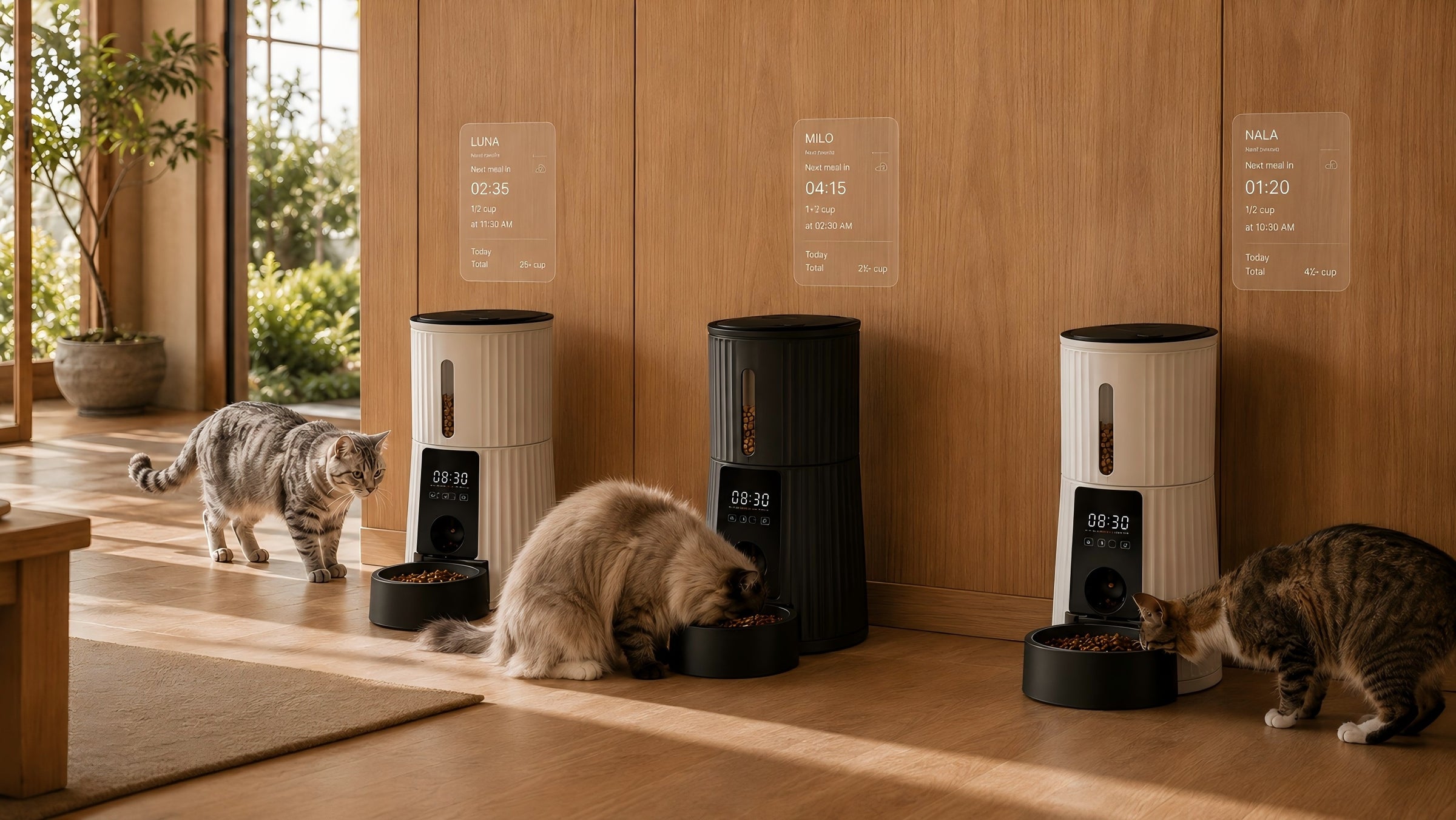 Furlyn 4L WiFi Automatic Pet Feeder