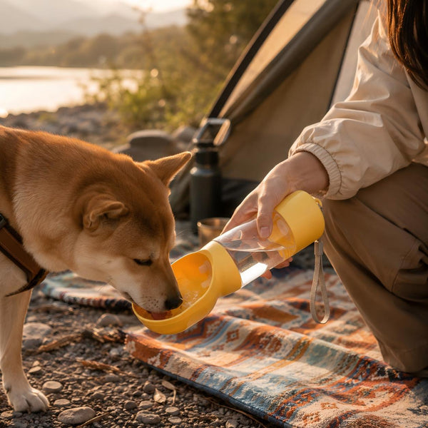 2-in-1 Pet Travel Water Bottle