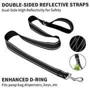 Furlyn 6 ft Reflective Dog Leash with Padded Handle