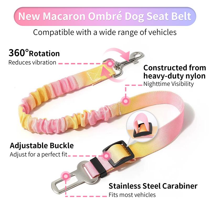 Features of Furlyn dog car harness including 360 rotation and adjustable buckle