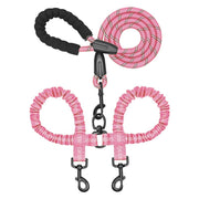Furlyn Shock Absorbing Dual Dog Leash for Two Dogs