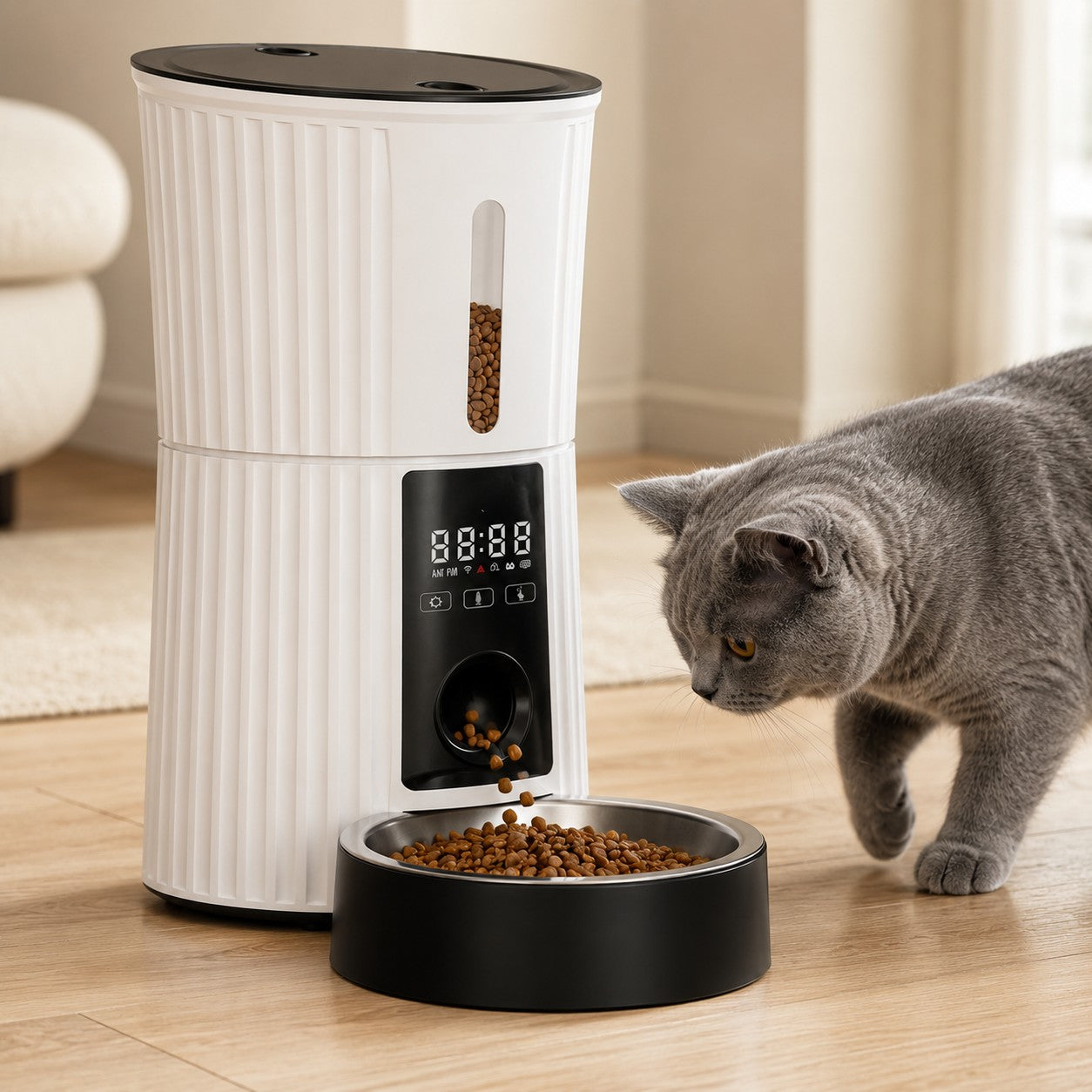 Furlyn 4L WiFi Automatic Pet Feeder