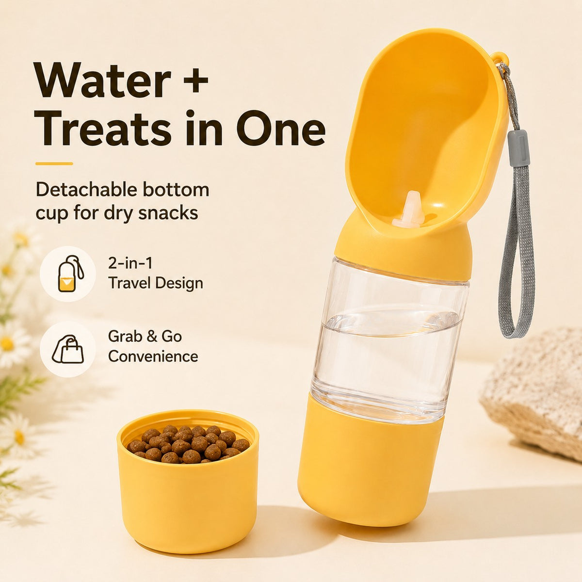 Water + Treats in One