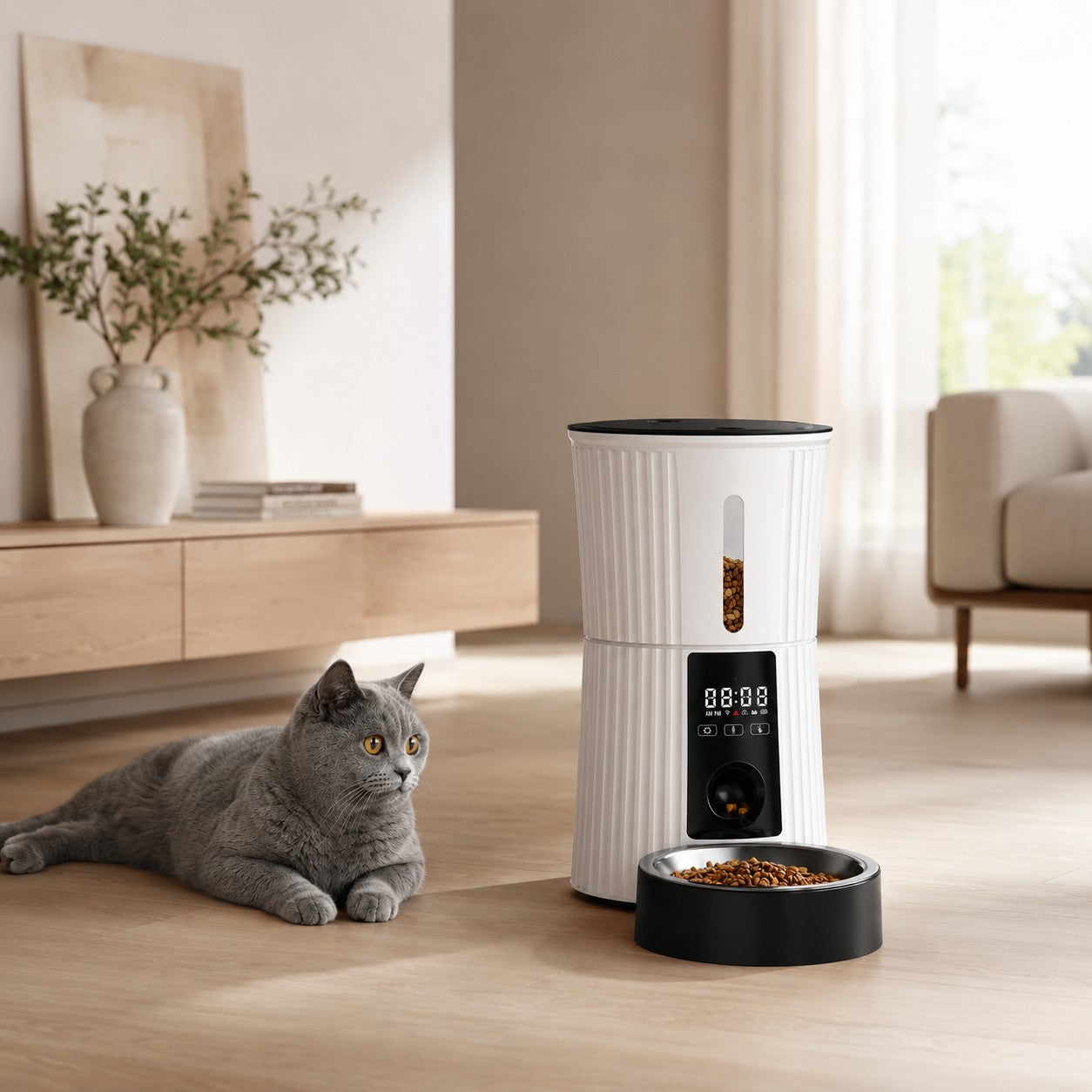 Furlyn 4L WiFi Automatic Pet Feeder