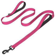 Furlyn Double Handle Dog Leash with Reflective Stitching