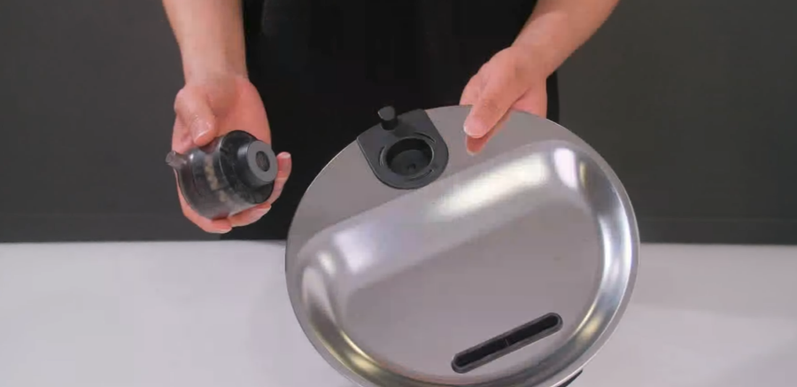 Remove the pump and filter from the pet fountain