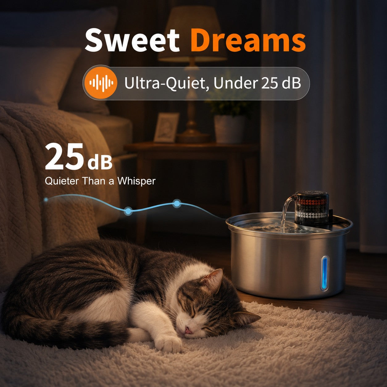 Quiet, Hygienic, and Easy to Monitor